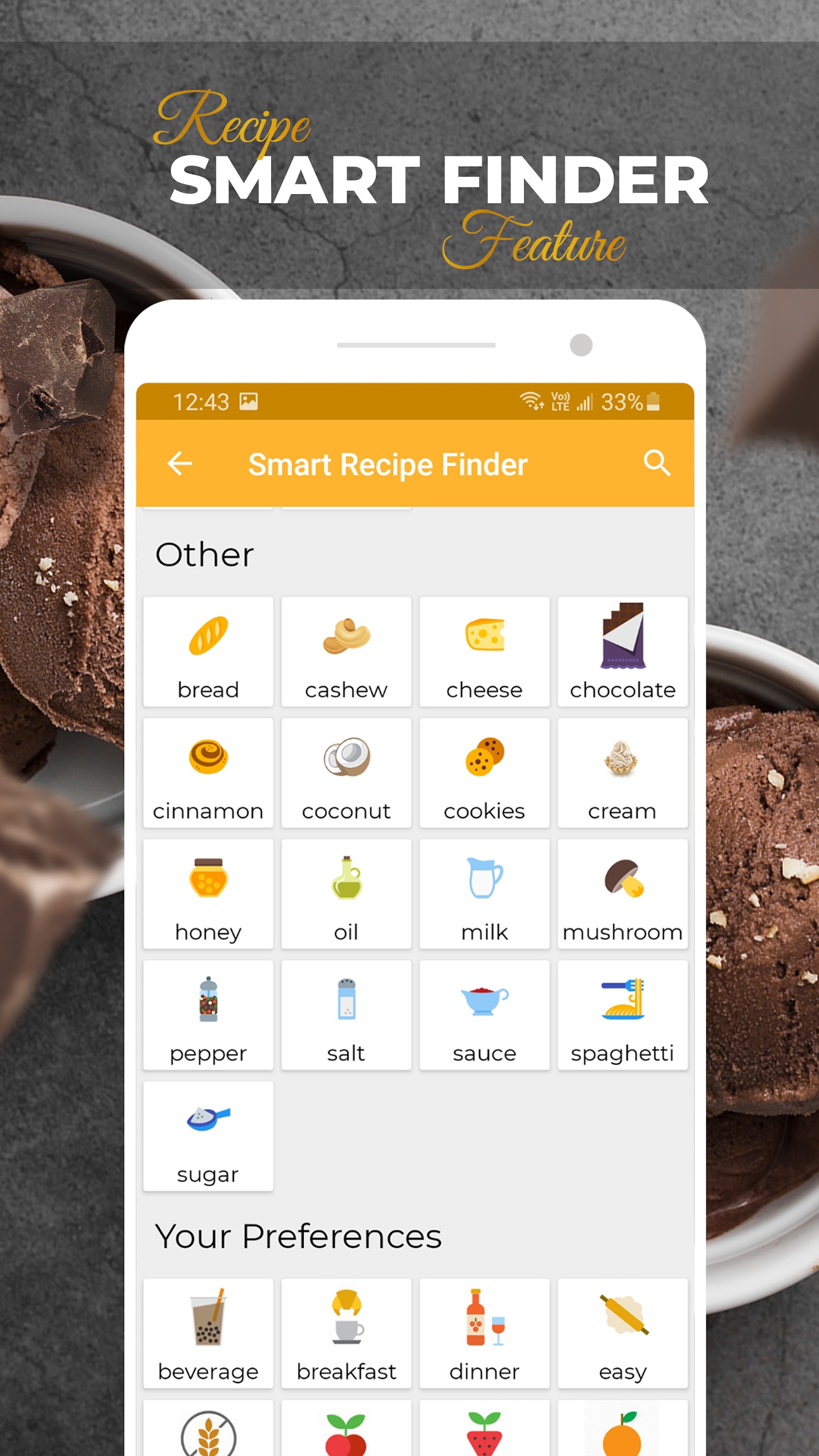 اسکرین شات 5 برنامه Chocolate Recipes