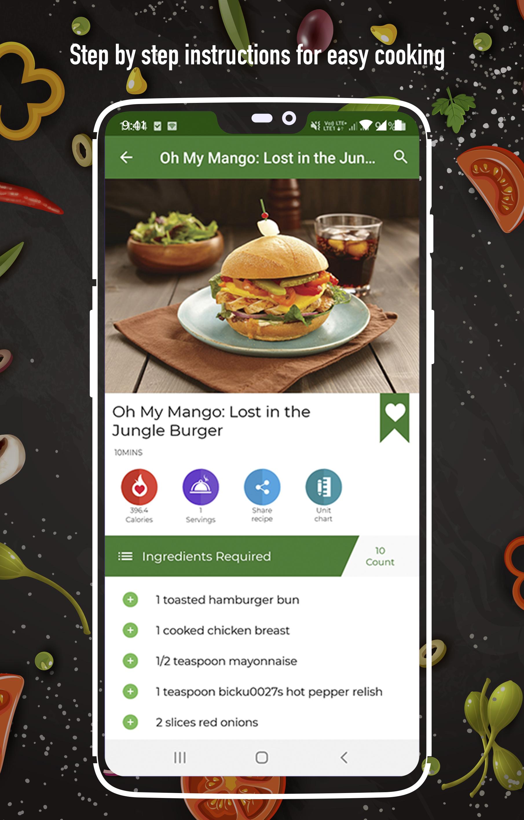 اسکرین شات 3 برنامه Sandwich Recipes