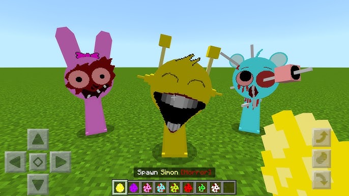 اسکرین شات 2 برنامه Sprunki Music Horror MCPE MOD