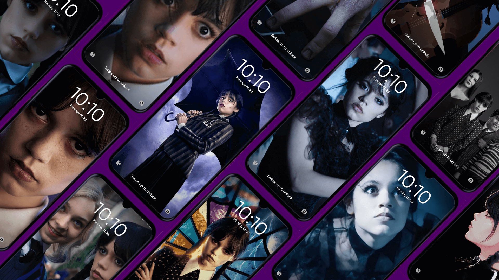 اسکرین شات 1 برنامه Wednesday Addams Wallpapers HD