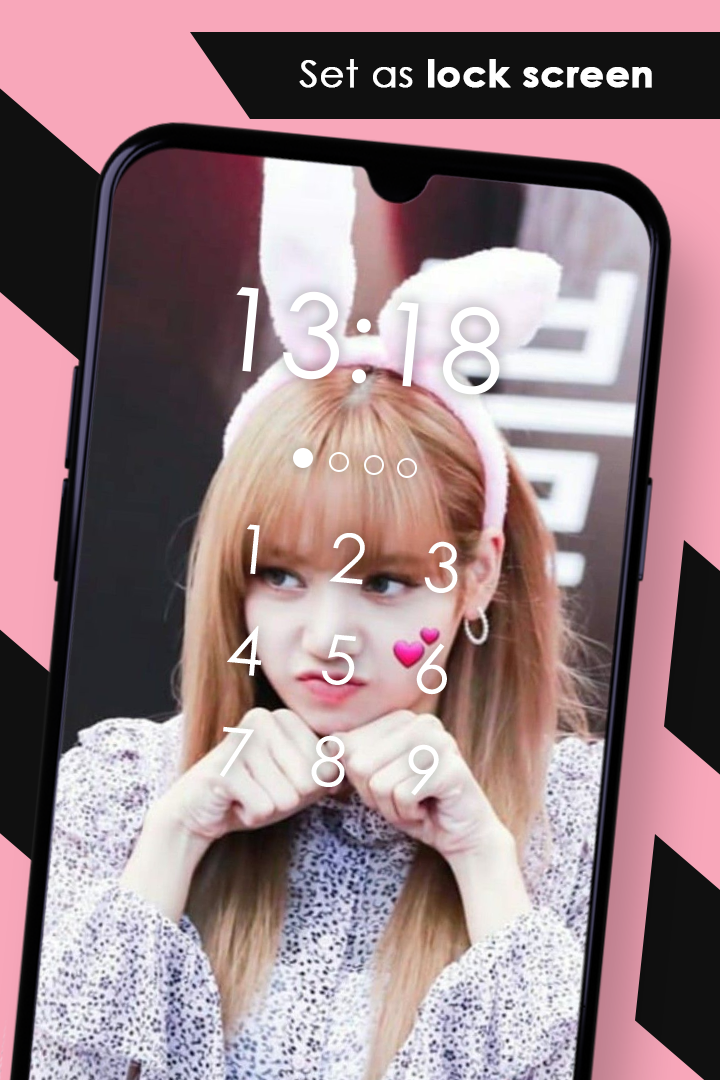 اسکرین شات 5 برنامه Lisa Blackpink Wallpaper