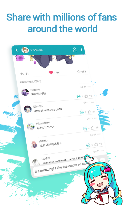 اسکرین شات 4 برنامه Draw Anime DailyUp - DrawShow