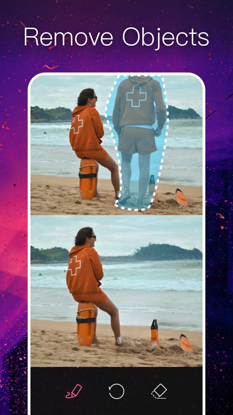 اسکرین شات 3 برنامه Photo Editor BG Eraser MagiCut