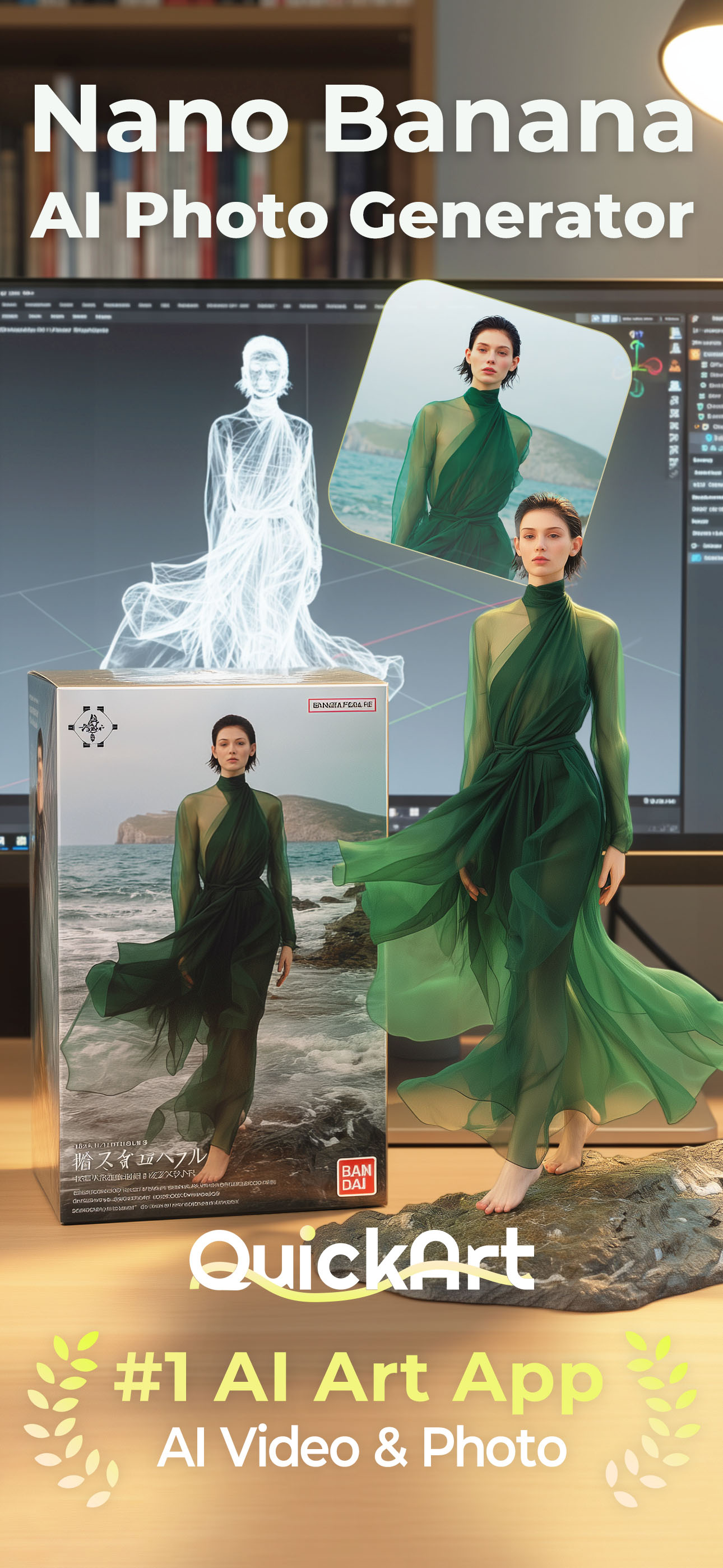 اسکرین شات 1 برنامه AI Art Generator DrawShow