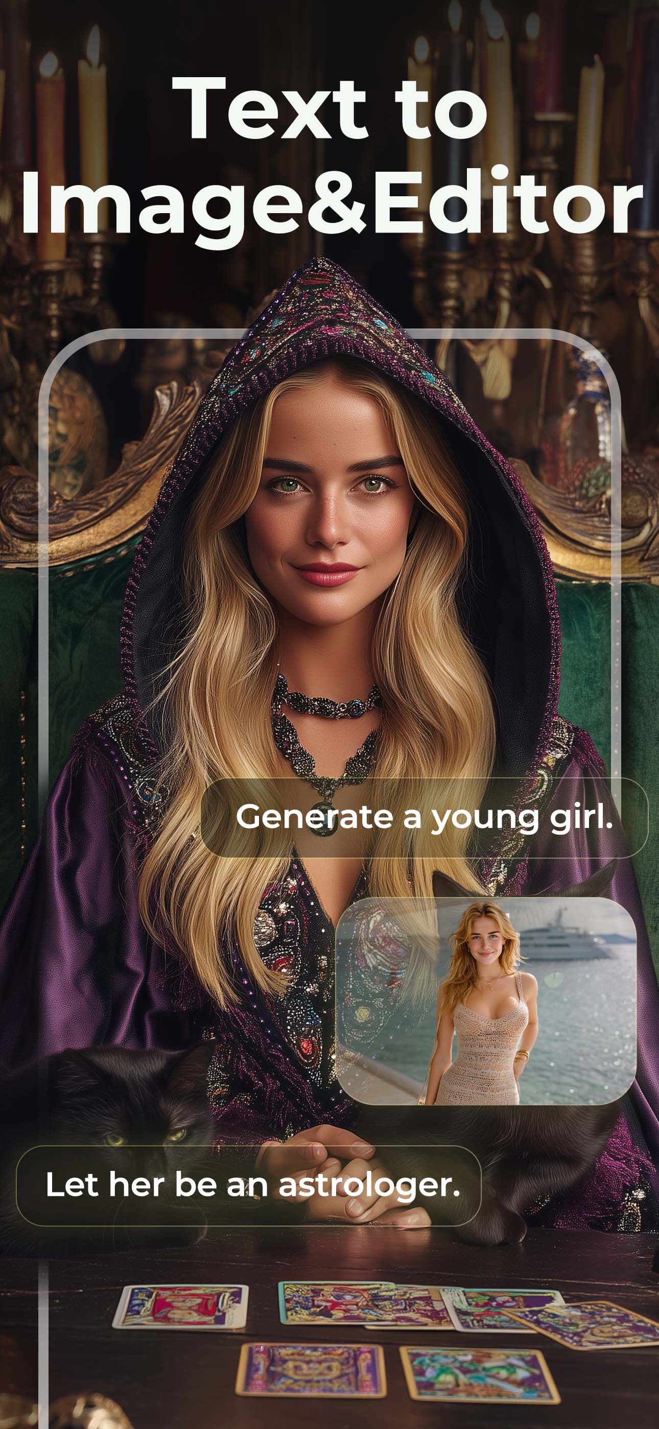 اسکرین شات 4 برنامه AI Image Generator & AI Video