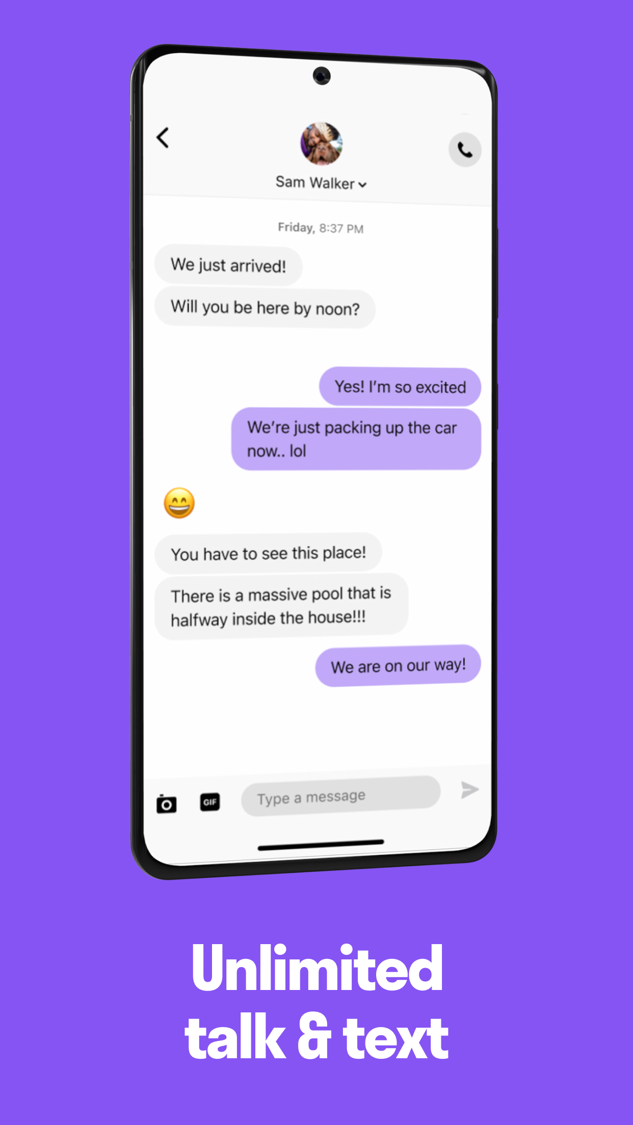 اسکرین شات 4 برنامه TextNow: Call + Text Unlimited