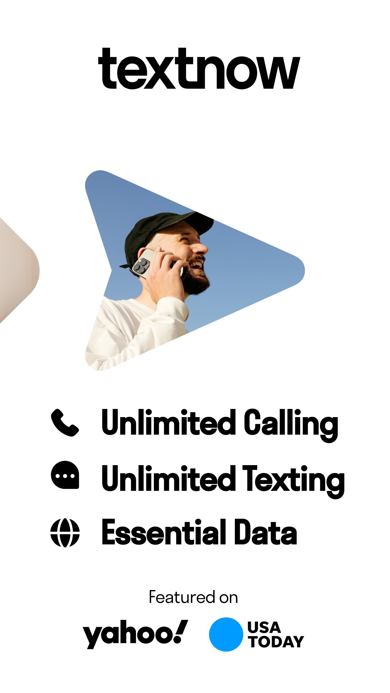 اسکرین شات 2 برنامه TextNow: Call + Text Unlimited