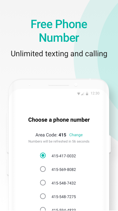 اسکرین شات 1 برنامه 2ndline - second phone number برنامه ساخت شماره مجازی 