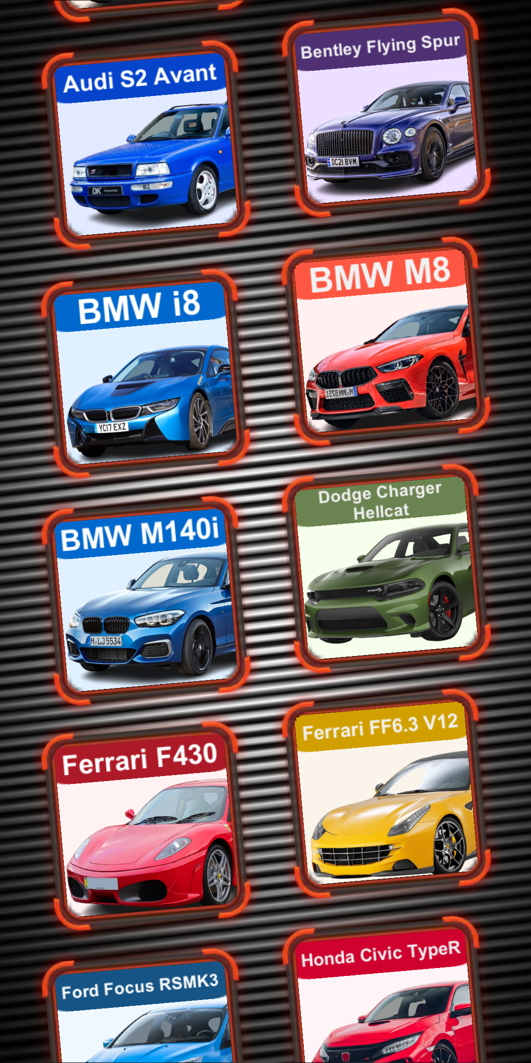 اسکرین شات 2 برنامه Engine Sounds : Car & Supercar