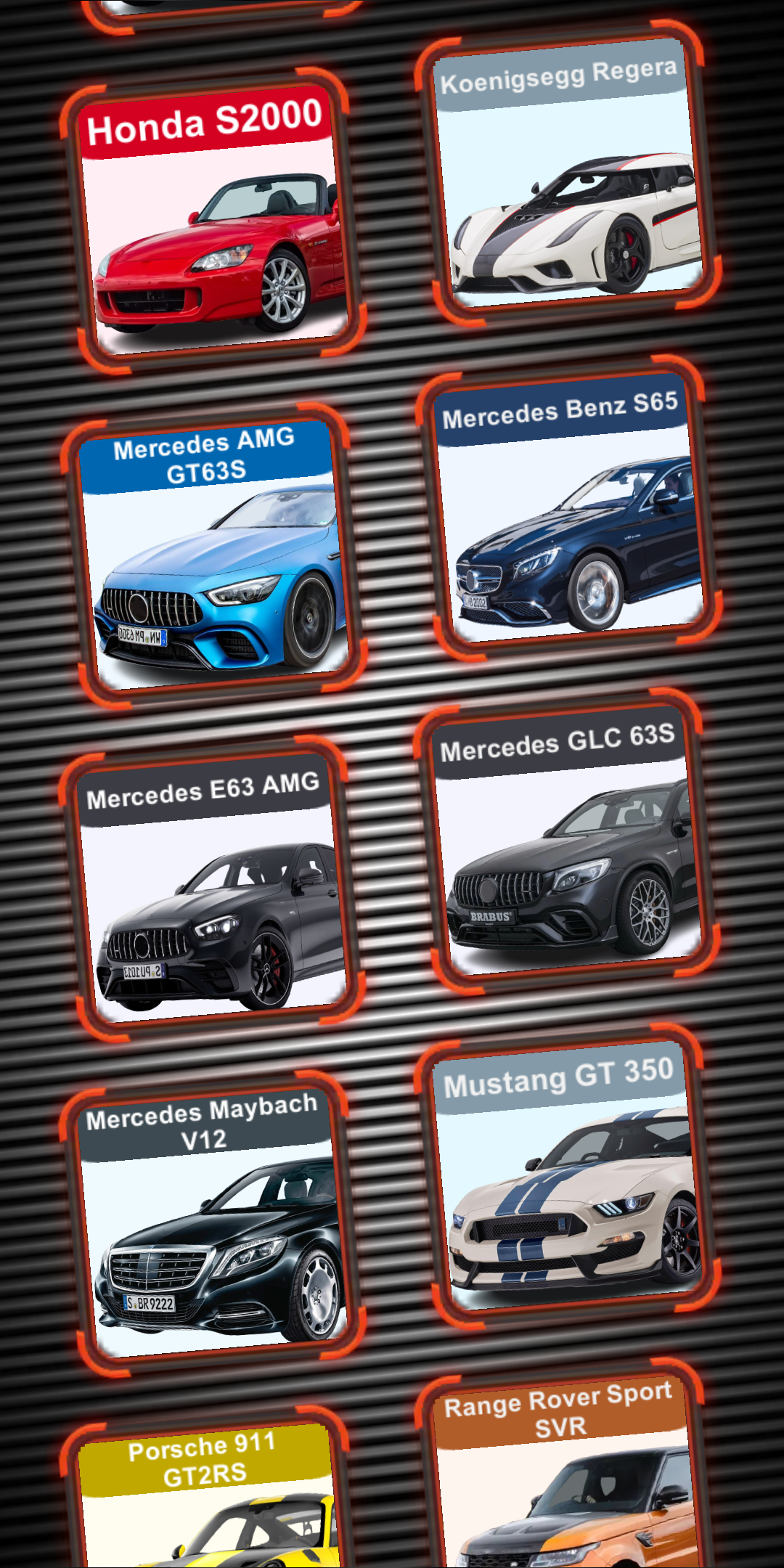 اسکرین شات 3 برنامه Engine Sounds : Car & Supercar