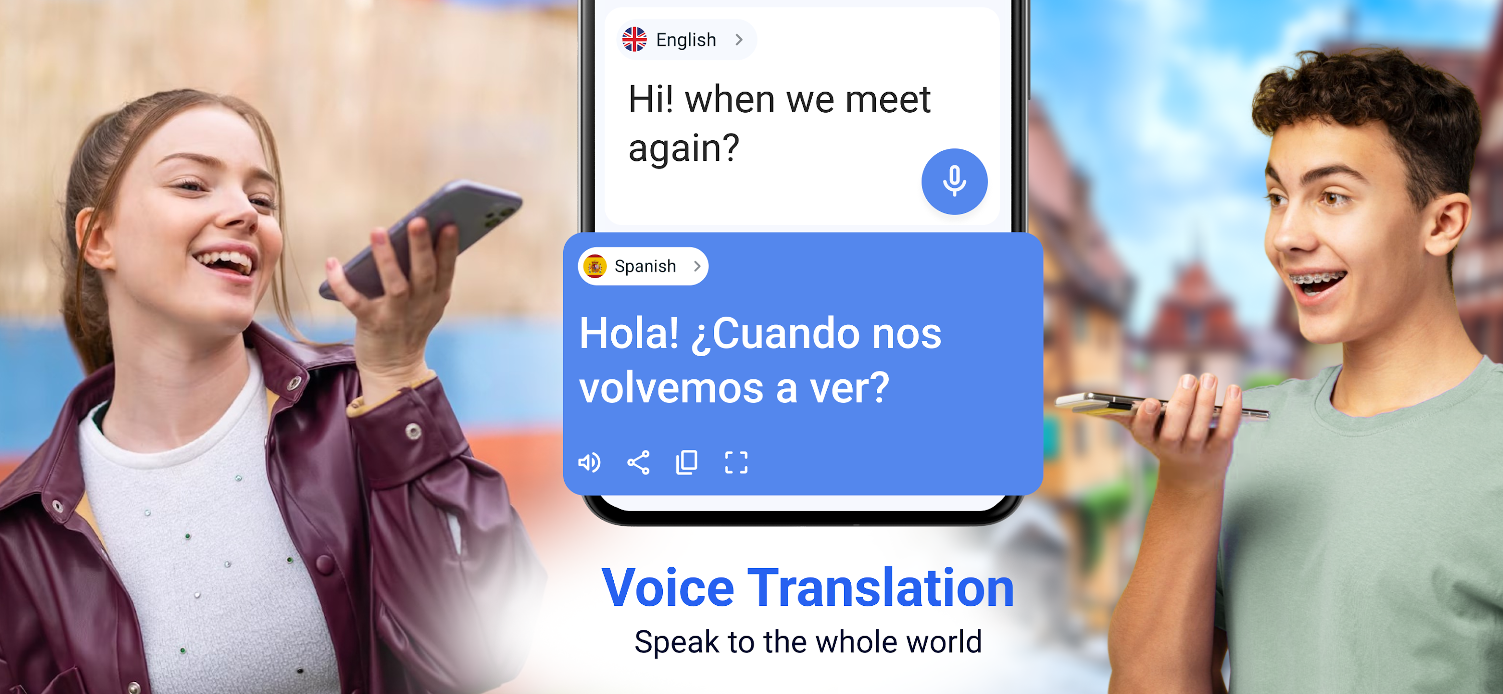 اسکرین شات 5 برنامه Translator for All Languages