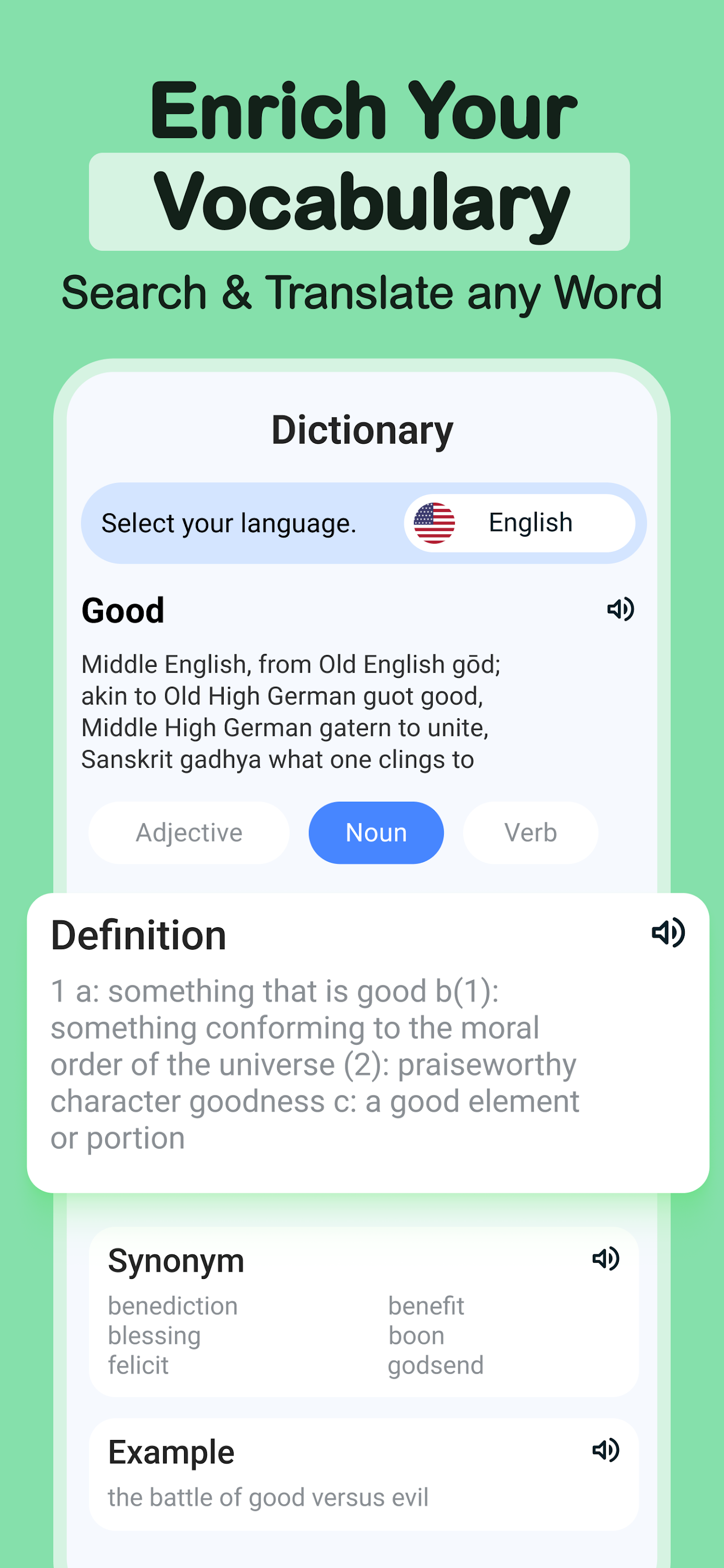 اسکرین شات 6 برنامه Translator for All Languages