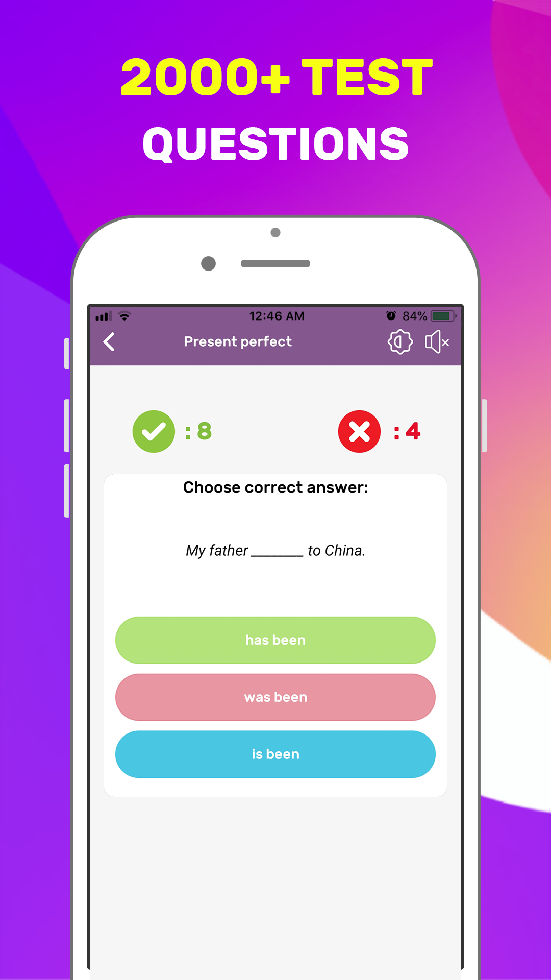 اسکرین شات 5 برنامه Learn English Grammar