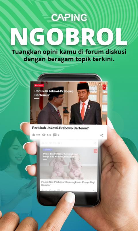 اسکرین شات 2 برنامه Caping - Lebih Sekedar Berita