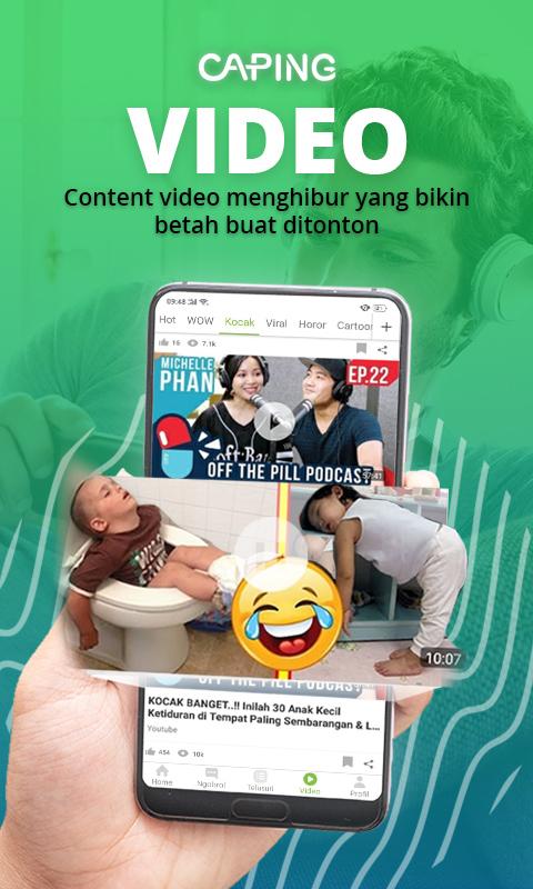 اسکرین شات 4 برنامه Caping - Lebih Sekedar Berita