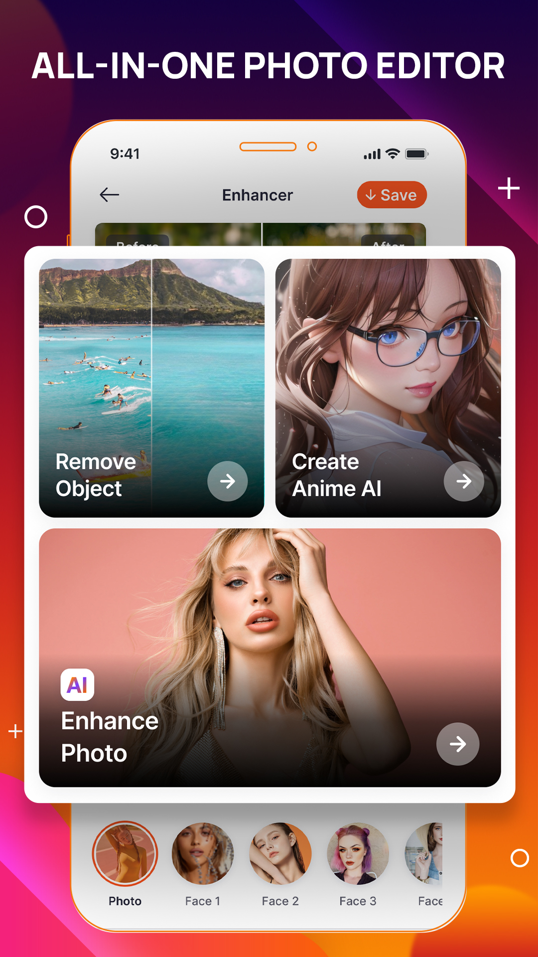 اسکرین شات 1 برنامه AI Photo Enhancer and Remover