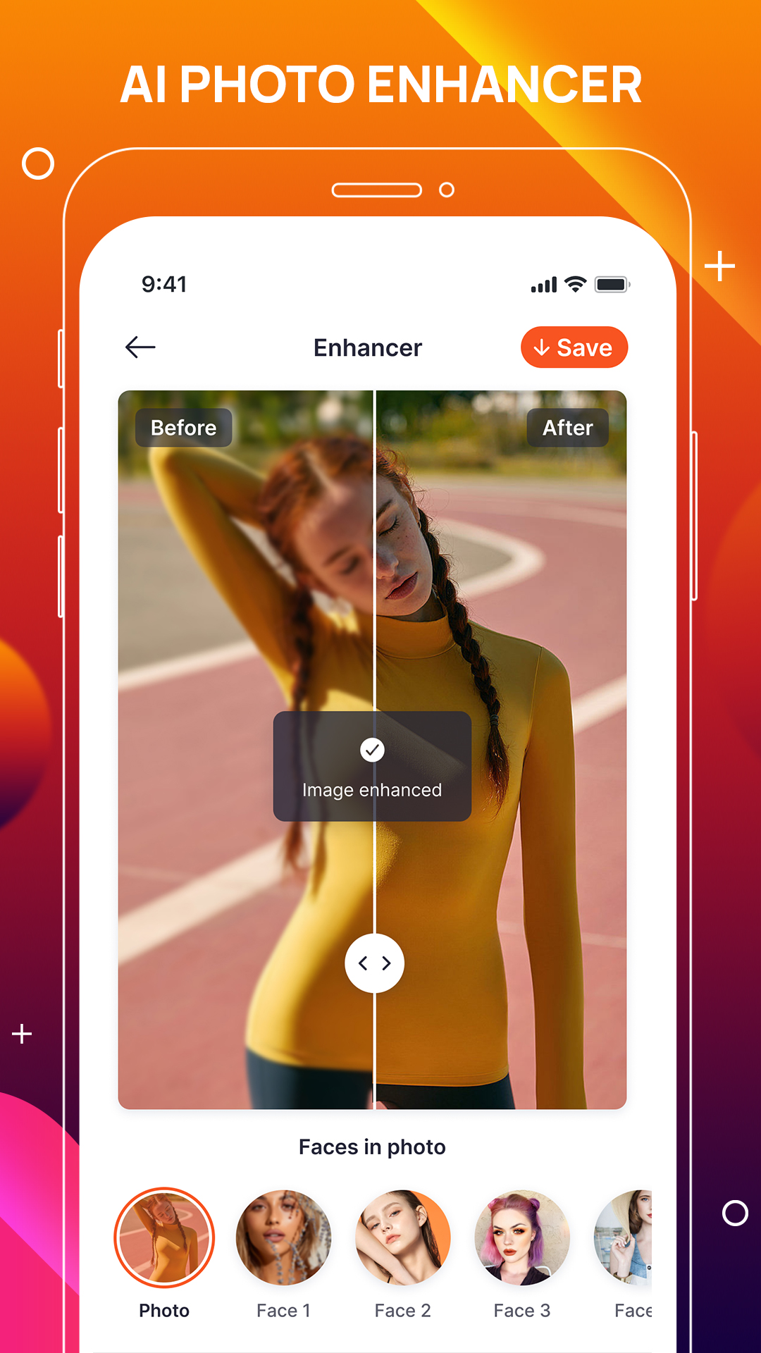 اسکرین شات 2 برنامه AI Photo Enhancer and Remover
