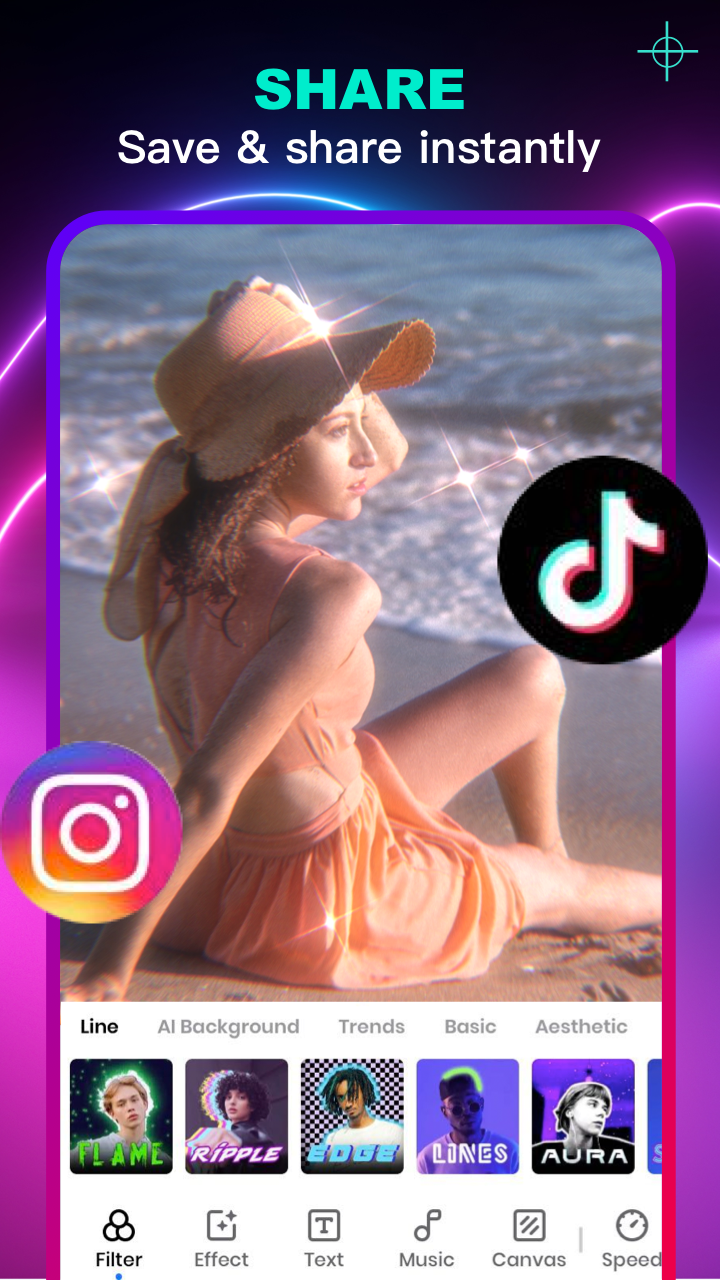 اسکرین شات 7 برنامه Veffecto Video Effects Editor