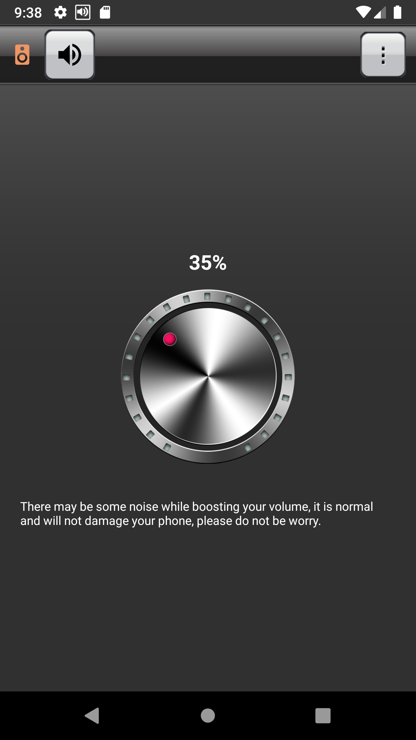 اسکرین شات 2 برنامه Volume Booster