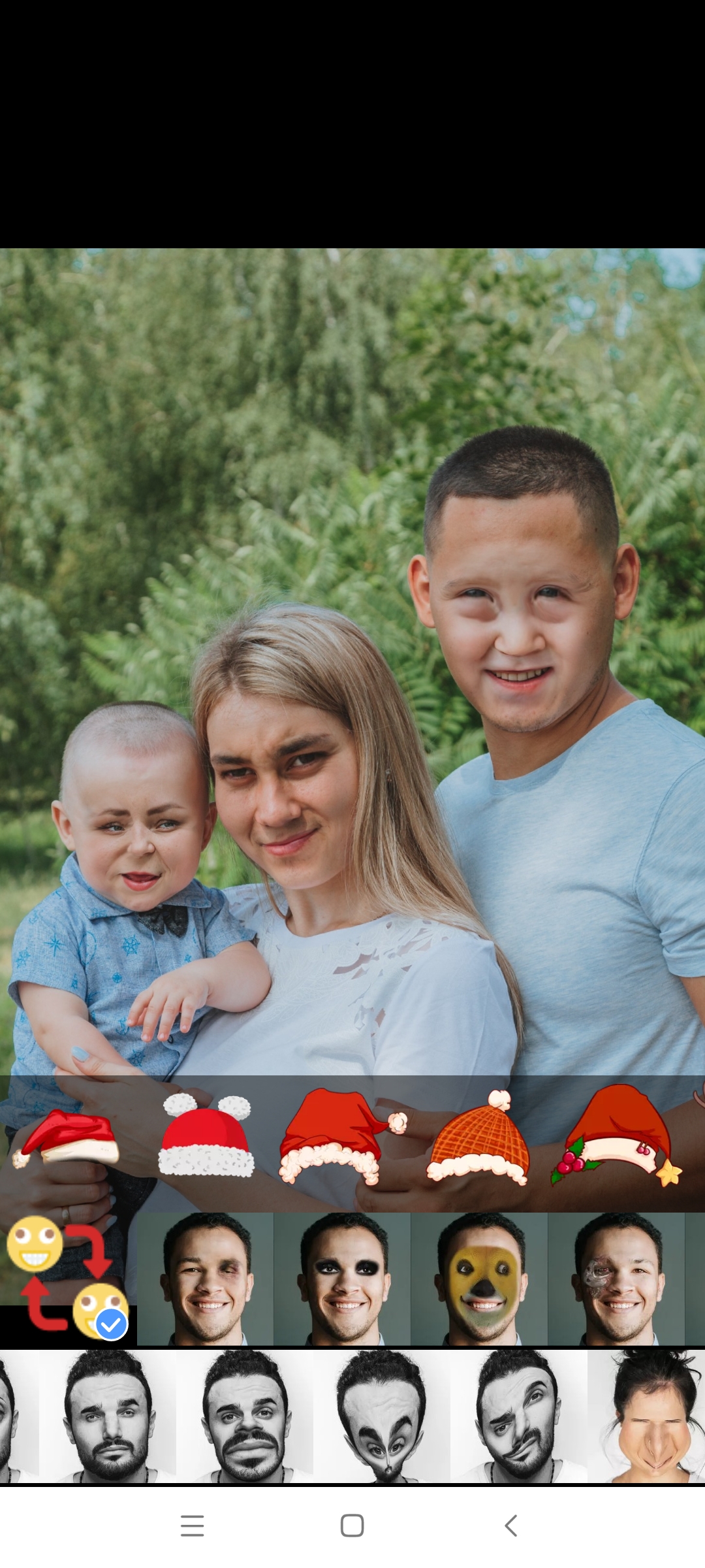 اسکرین شات 1 برنامه Face Warp Camera