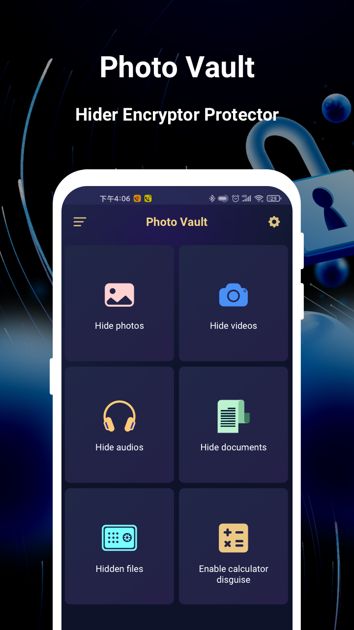 اسکرین شات 1 برنامه Photo Vault