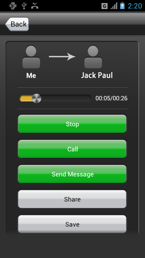 اسکرین شات 5 برنامه Call Recorder