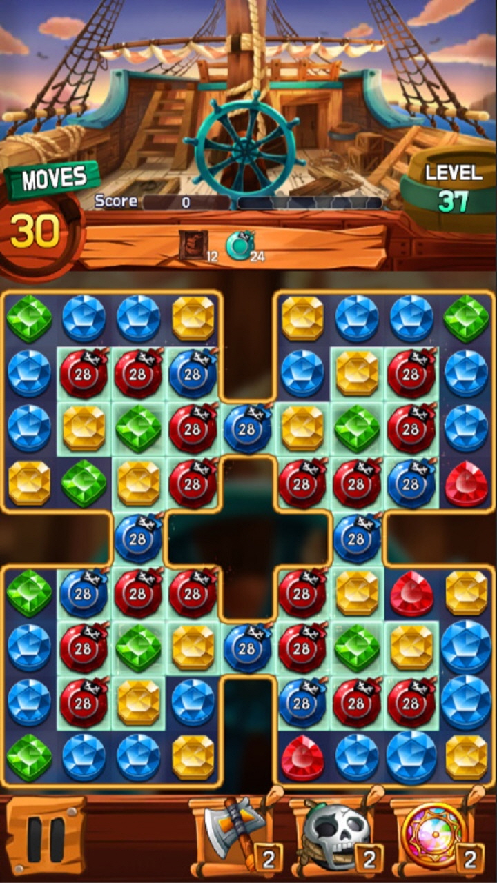 اسکرین شات 3 بازی Jewel Voyage: Match-3 puzzle