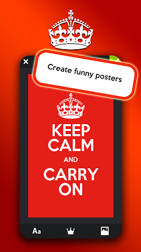اسکرین شات 1 برنامه Keep Calm Generator
