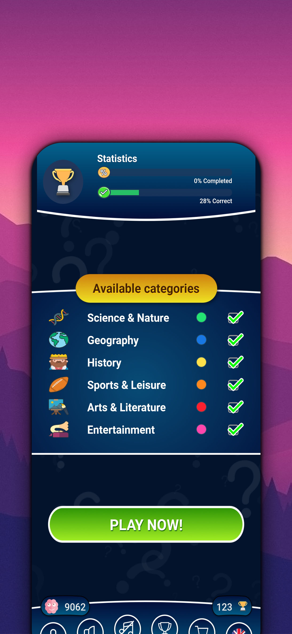 اسکرین شات 2 بازی Millionaire Trivia Quiz