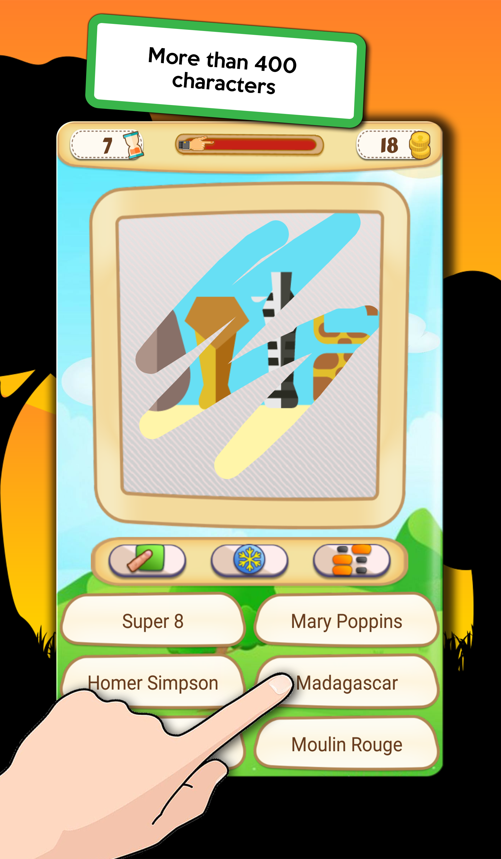 اسکرین شات 7 بازی Scratch Character Quiz