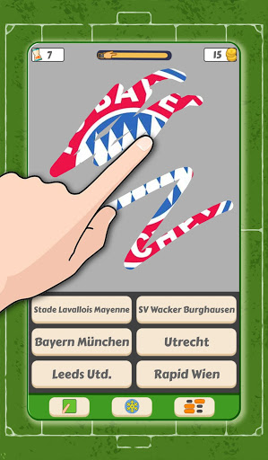 اسکرین شات 1 بازی Football Logo Quiz Scratch The Premier League club
