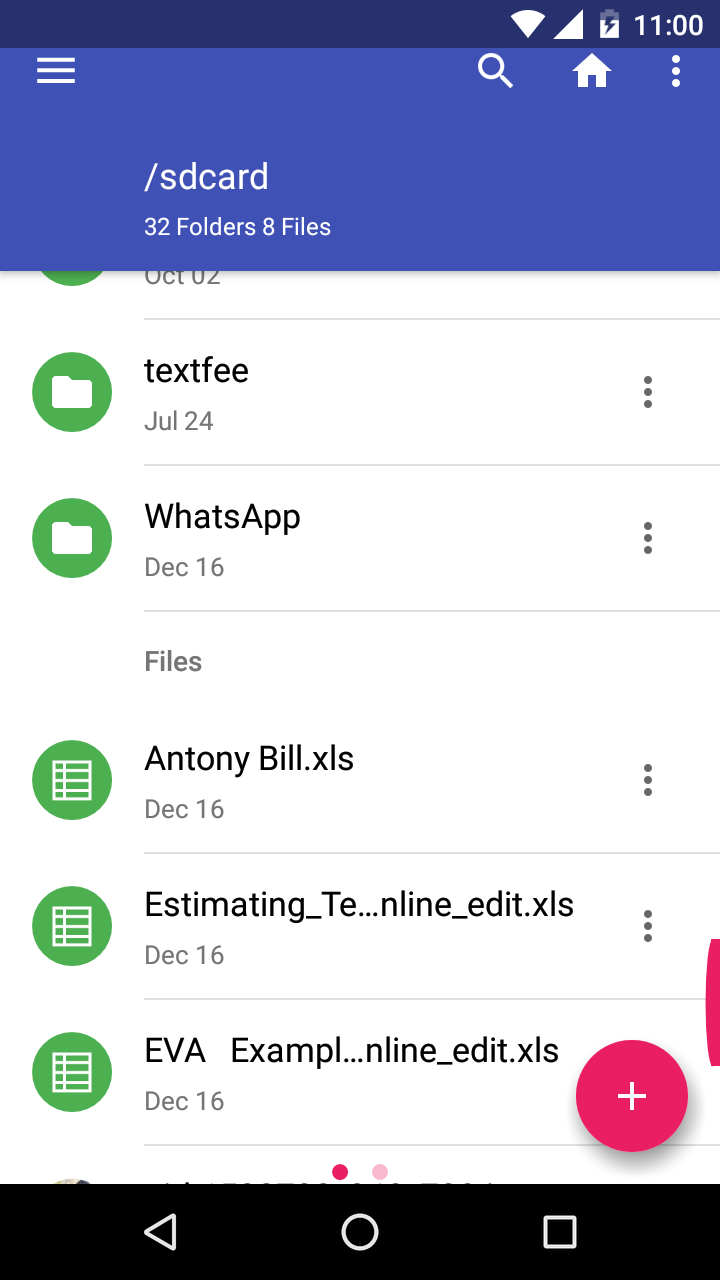 اسکرین شات 3 برنامه AndroXLS editor for XLS sheets
