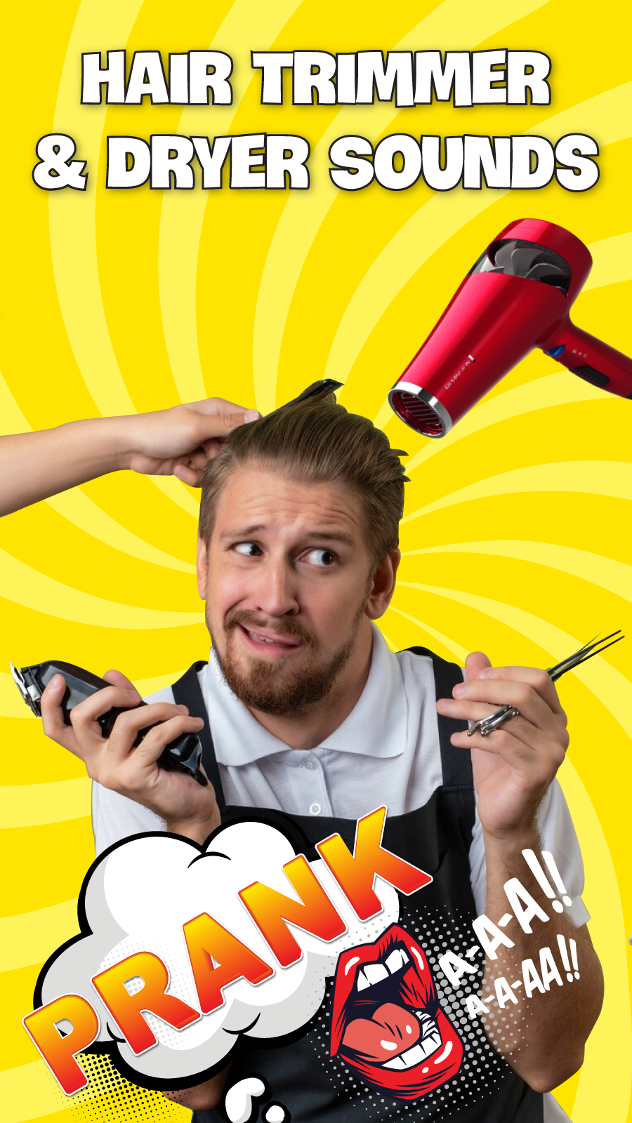 اسکرین شات 2 برنامه Hair Clipper Prank Simulation