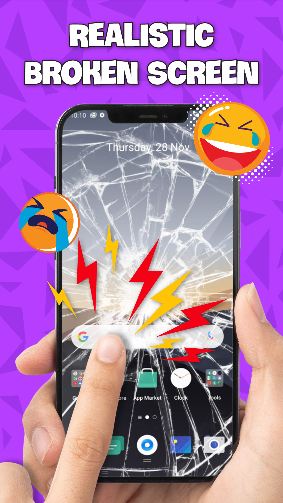 اسکرین شات 5 برنامه Hair Clipper Prank Simulation