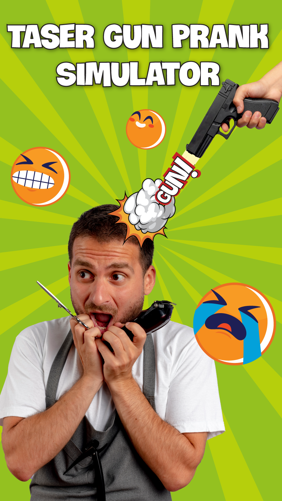 اسکرین شات 3 برنامه Hair Clipper Prank Simulation