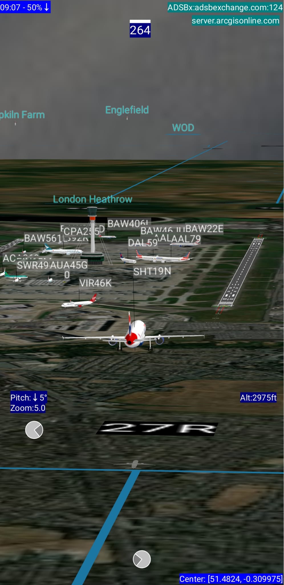 اسکرین شات 7 برنامه ADSB Flight Tracker