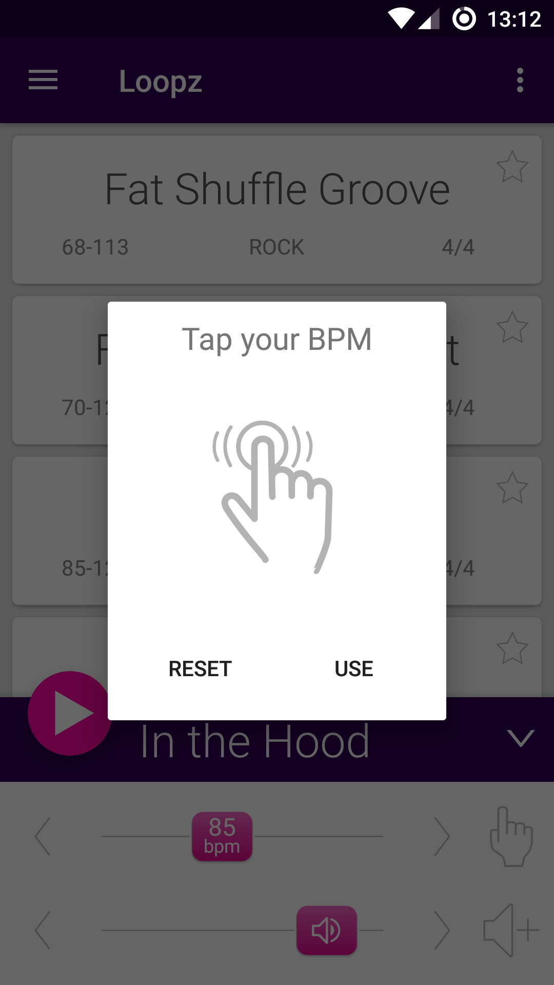 اسکرین شات 4 برنامه Loopz - Drum Loops!