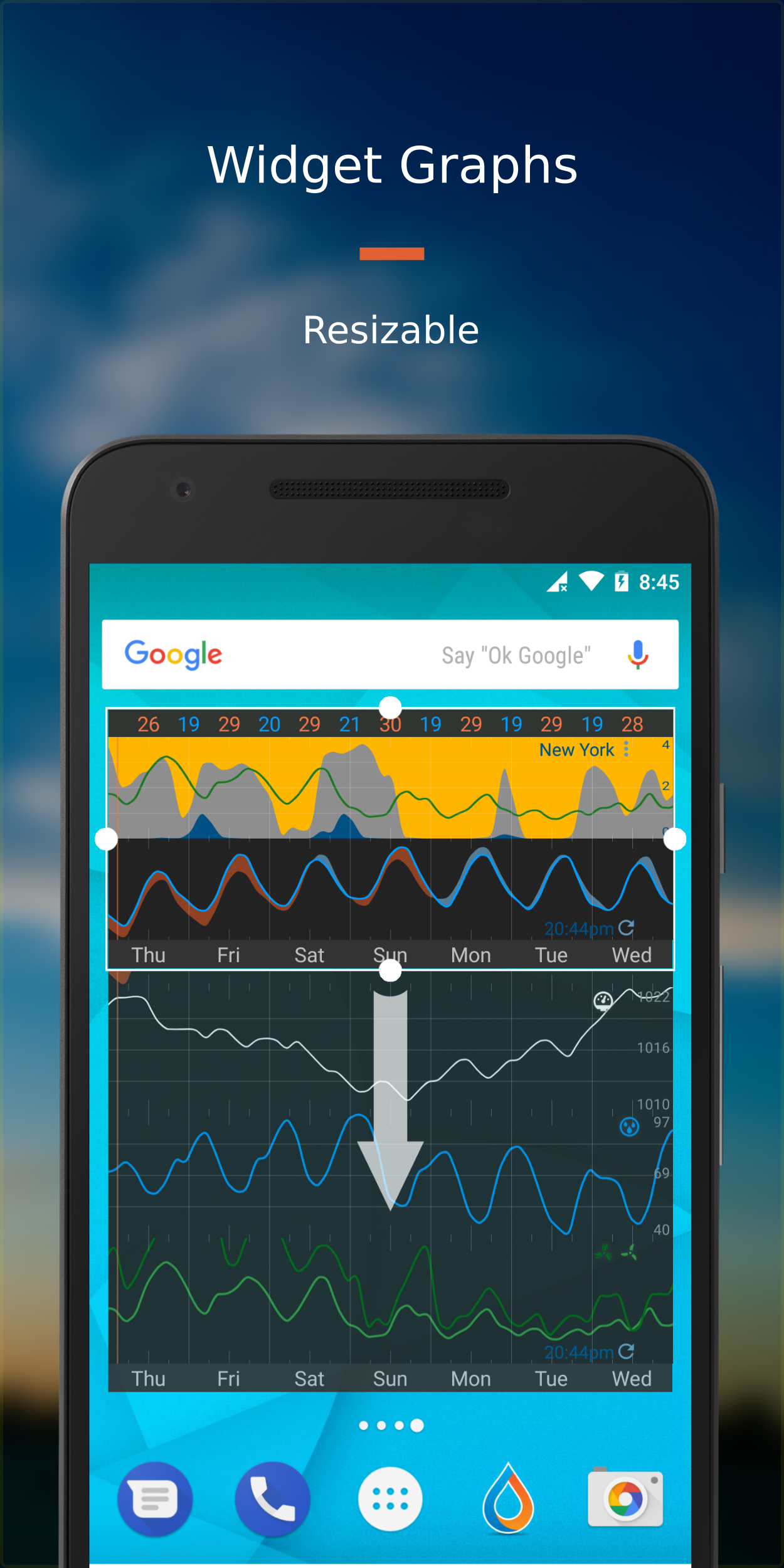 اسکرین شات 8 برنامه Flowx: Weather Map Forecast