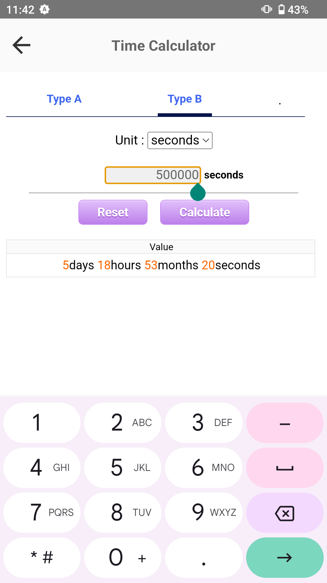 اسکرین شات 5 برنامه Age & Time Calculator