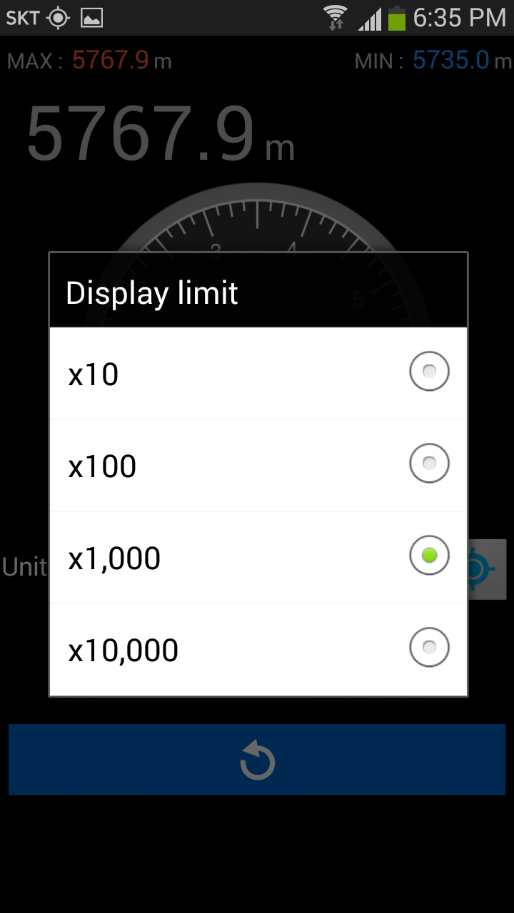 اسکرین شات 7 برنامه Altimeter