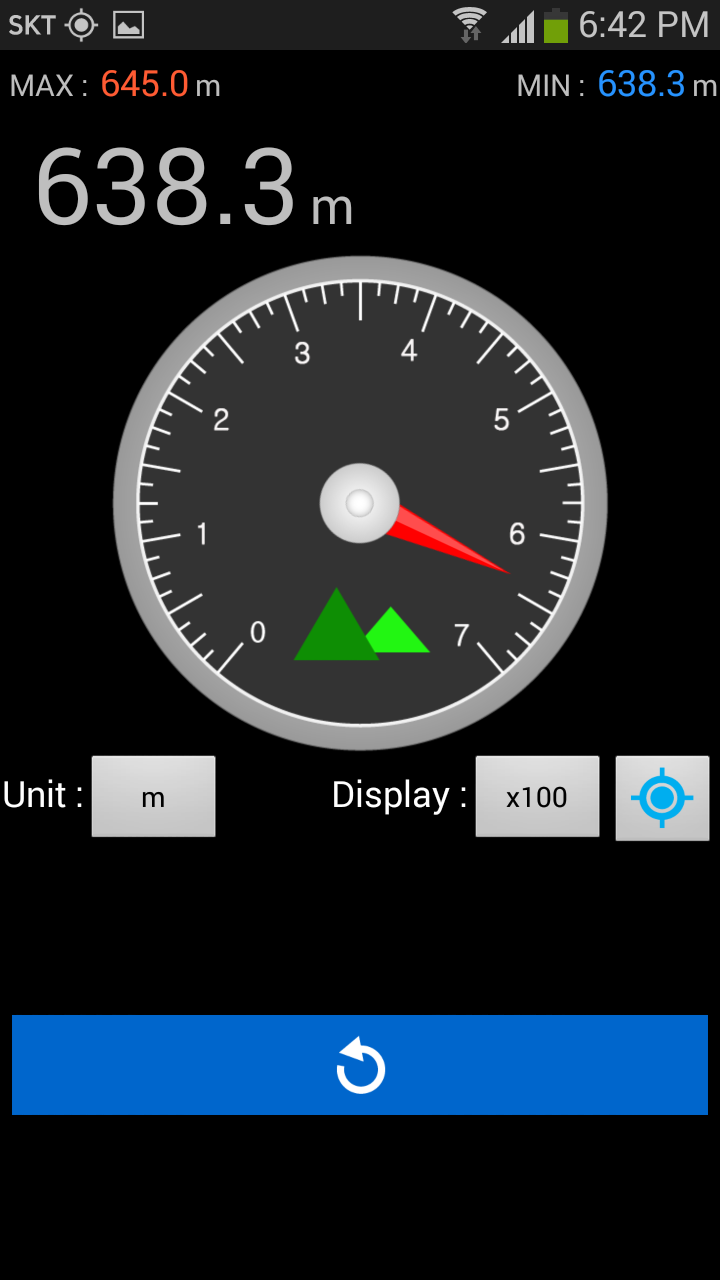اسکرین شات 5 برنامه Altimeter