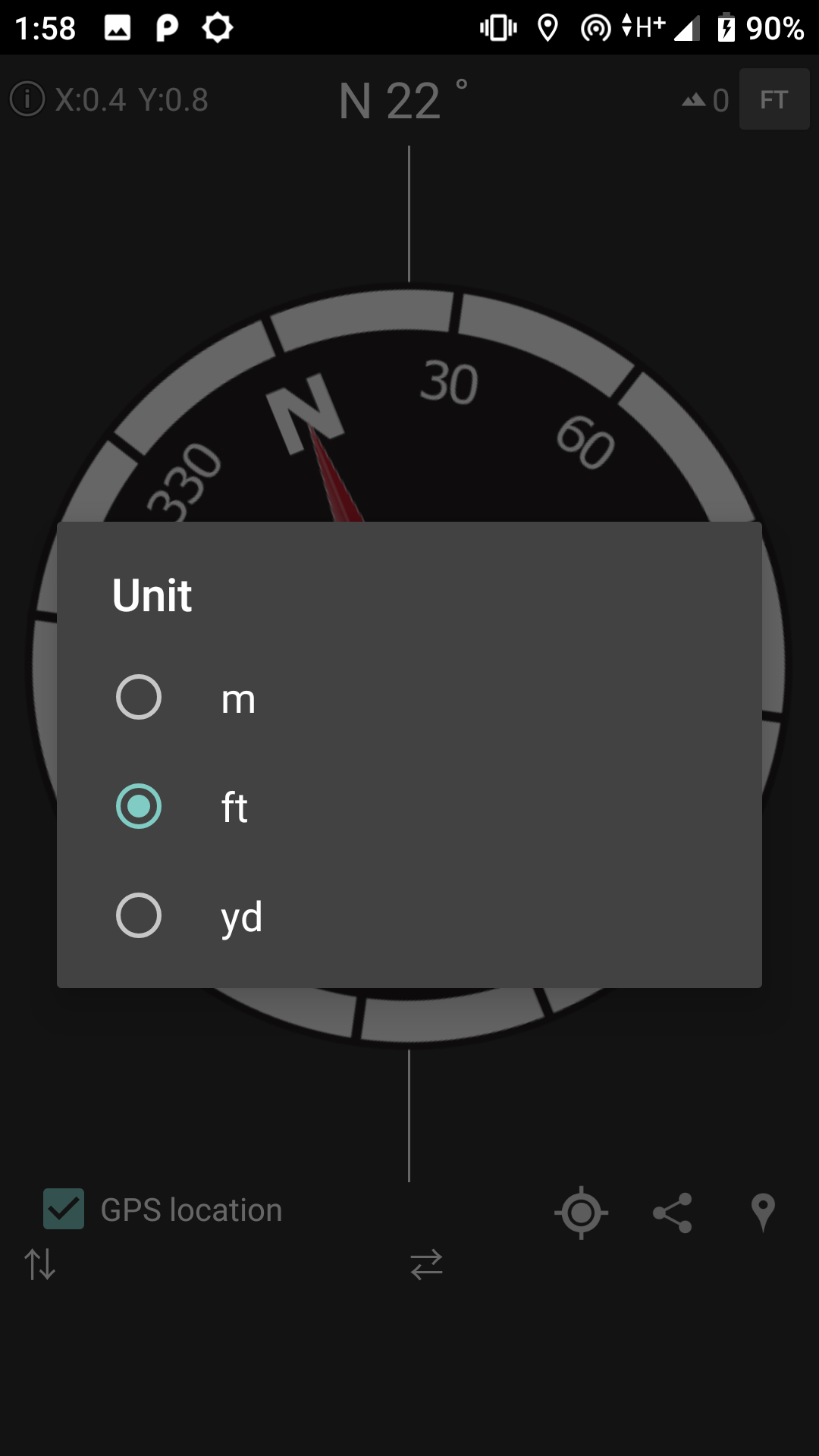 اسکرین شات 4 برنامه Compass & GPS