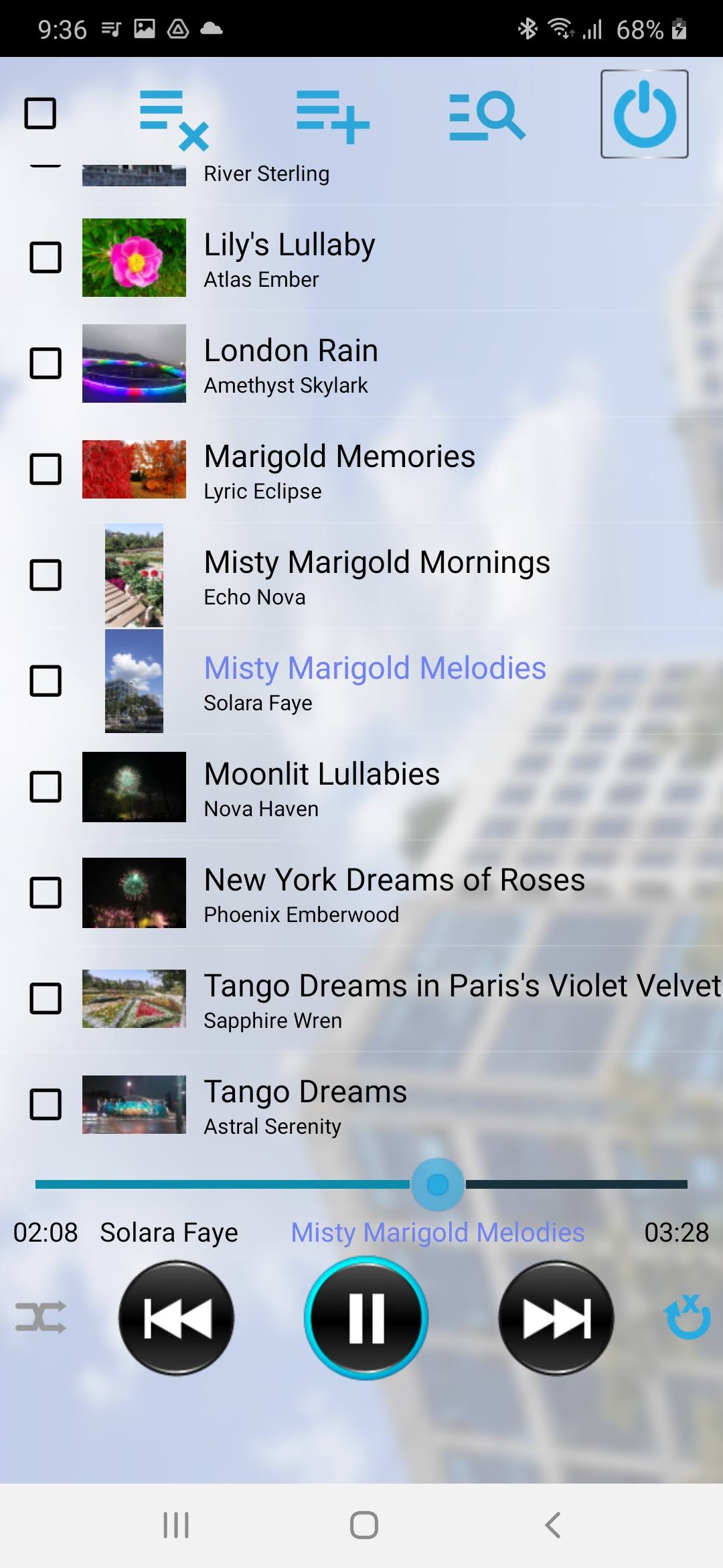 اسکرین شات 6 برنامه Folder Music Player +Cloud