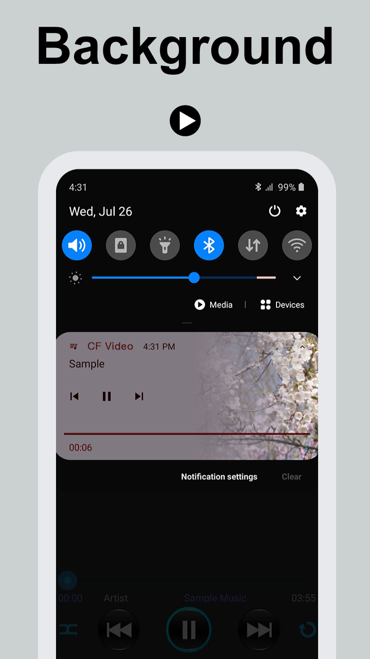 اسکرین شات 1 برنامه Folder Video Player +Cloud