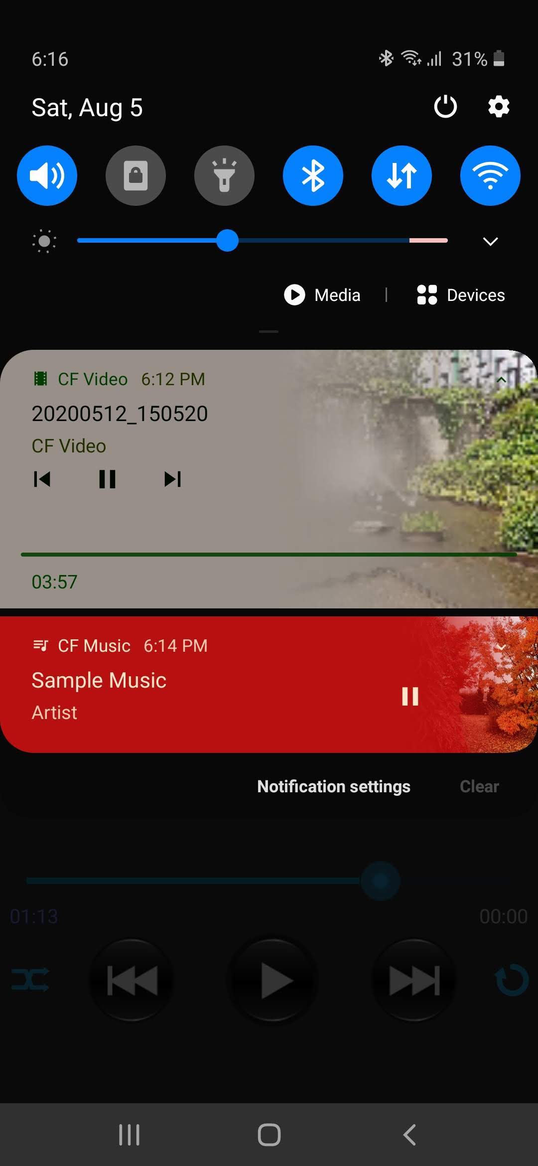 اسکرین شات 6 برنامه Video player: Folder Video+