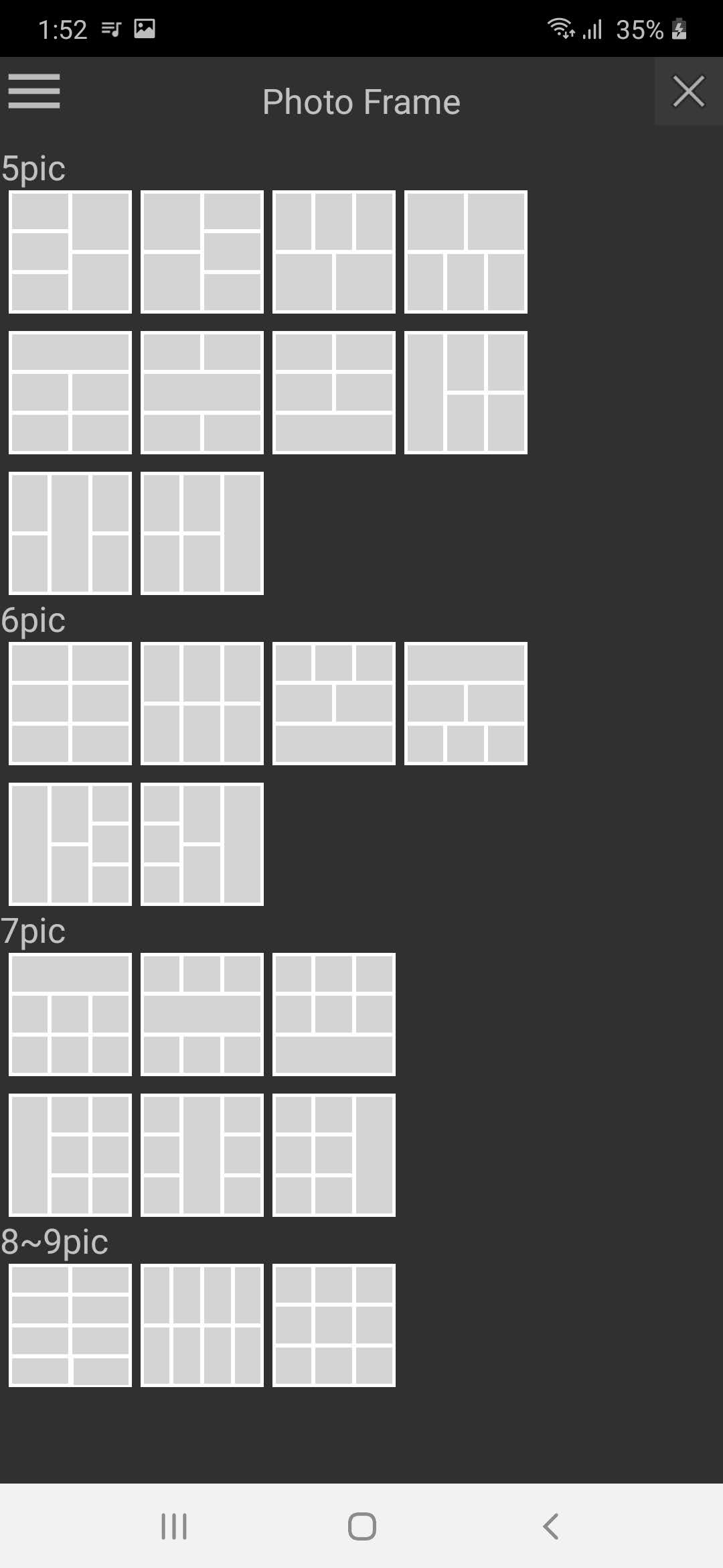 اسکرین شات 6 برنامه Photo Frame (Collage Maker)