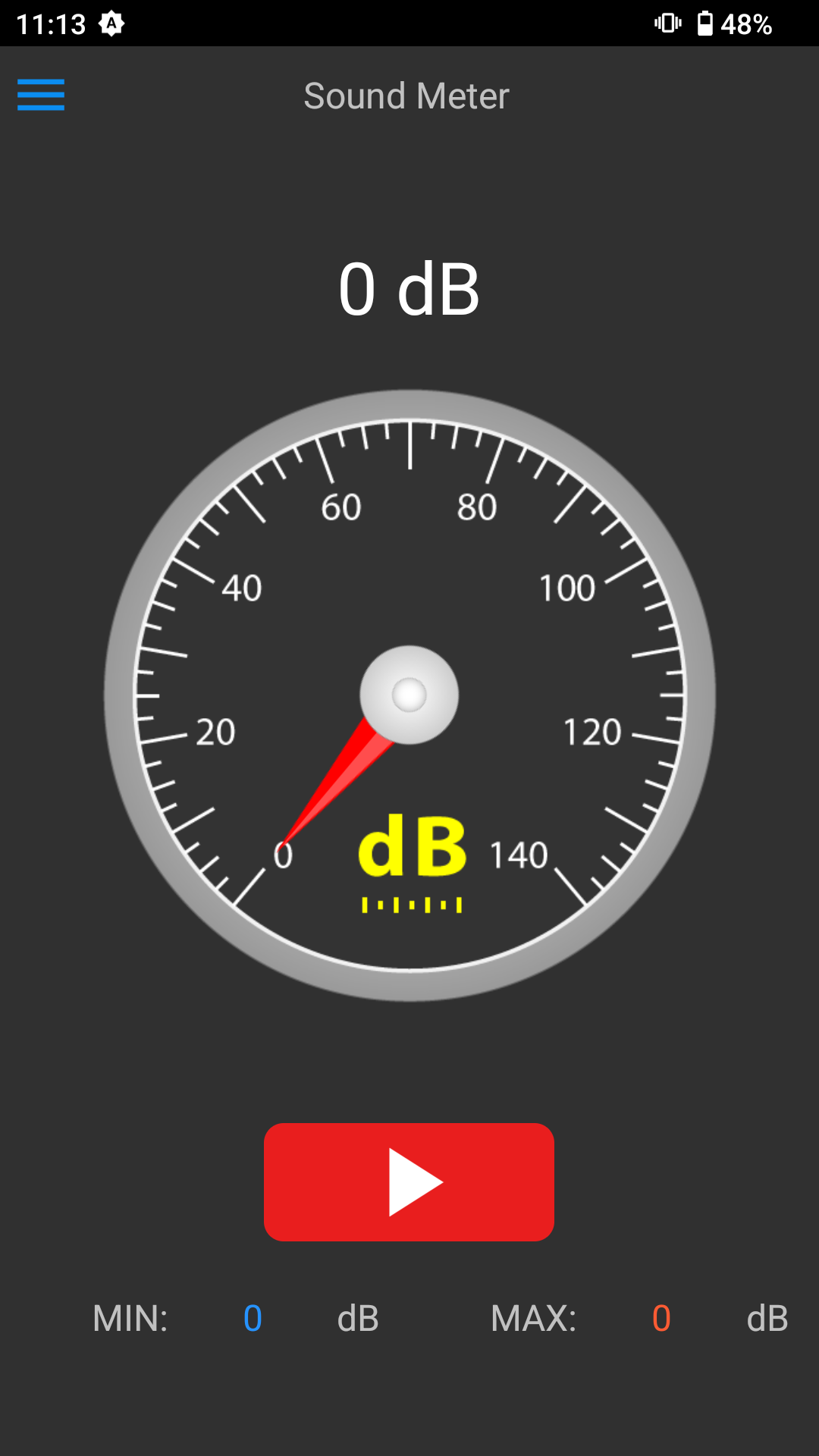 اسکرین شات 1 برنامه Sound Level Meter