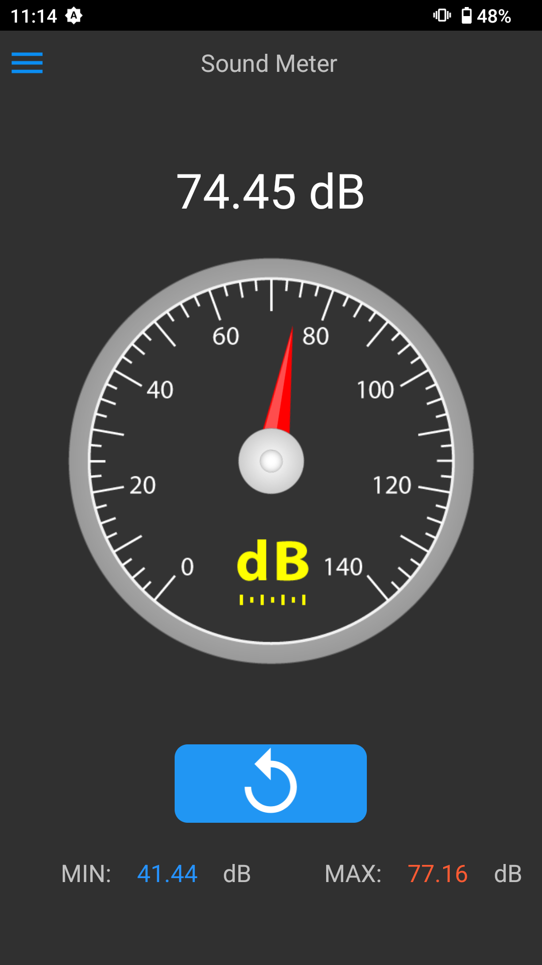 اسکرین شات 2 برنامه Sound Level Meter