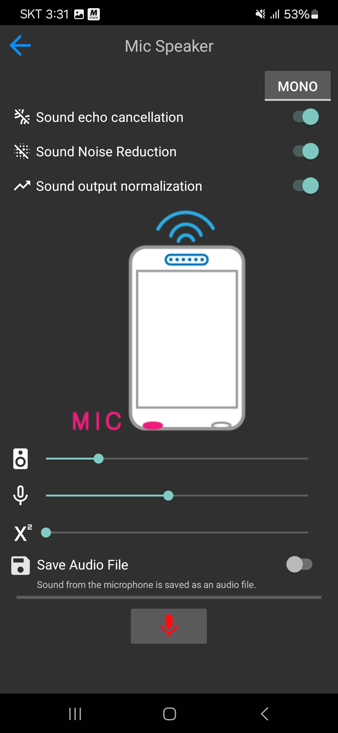 اسکرین شات 8 برنامه Mic Speaker