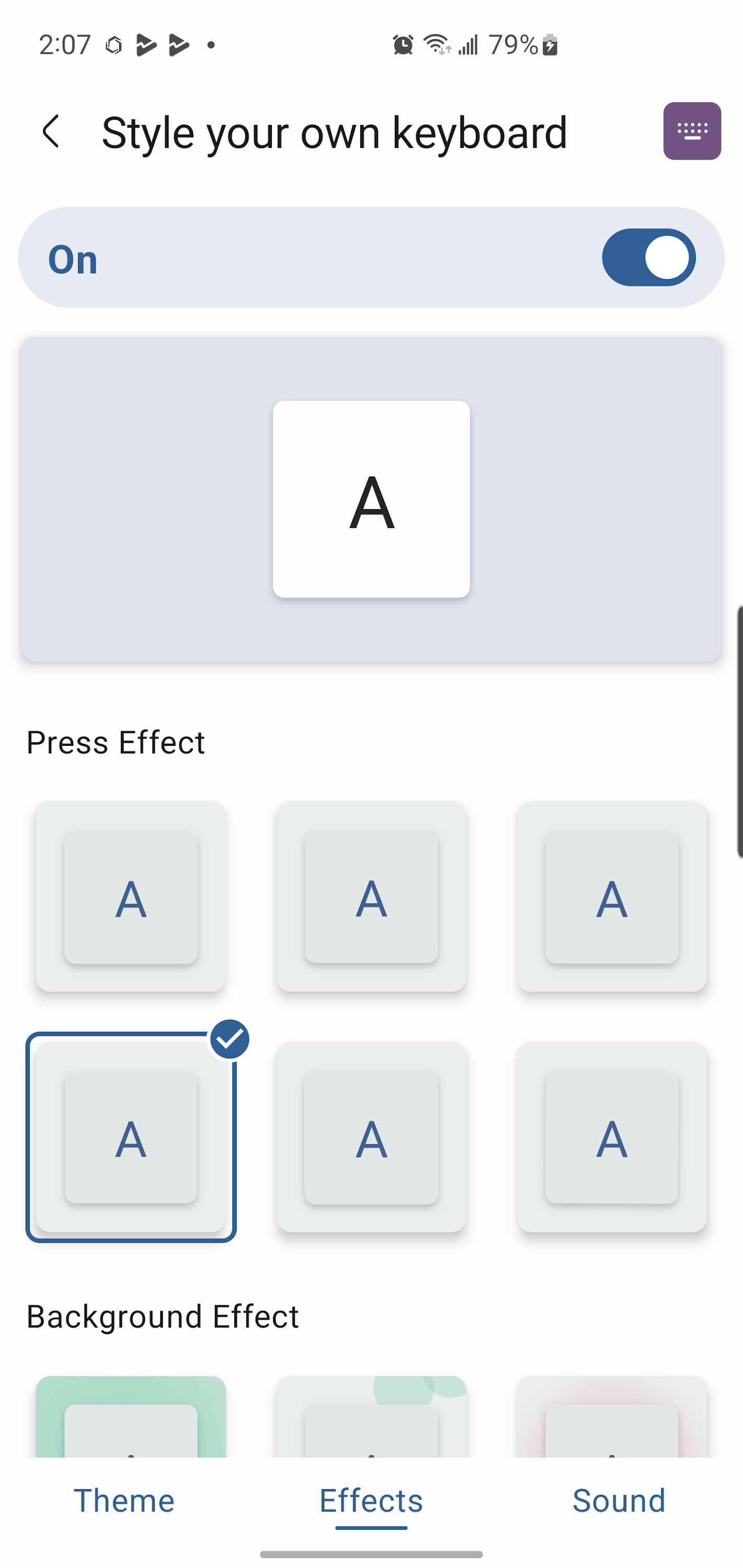 اسکرین شات 2 برنامه Keys Cafe - Make your keyboard